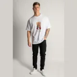 Oversized Tričko, Barva Bílá, s Potiskem Champion Teddy · záber 4