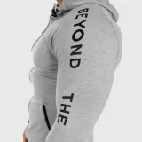 Pánská SlimFit mikina Beyond the Future, černá · záber 2