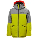 Helly Hansen Summit, lyžařská bunda junior, žlutozelená · záber 2