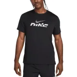 Pánské běžecké tričko s krátkým rukávem NIKE M NK DF UV MILER FLASH SS-010-Black · záber 2