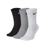 Ponožky NIKE 3 PACK-Everyday Cushion Crew-WHITE MGREYH BLACK · záber 1