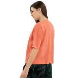 Dámské tričko s krátkým rukávem VOLCANO T-FLAME-405-CORAL · záber 4