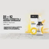 VIVO LIFE Vitamín D3 + K2 KOMPLEX - VEGANSKÉ KAPKY (50 ml) · záber 4