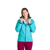Dámská turistická softshellová bunda NORTHFINDER TINA-396lightblue - Pohlavie: Dámské · záber 3
