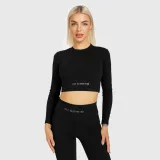 Dámský Crop Top Iron Aesthetics Rib, černý · záber 1