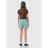 Dívčí teplákové kraťasy 4F JUNIOR SHORTS CAS F470-47S-MINT · záber 4