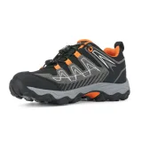 Chlapecká nízká turistická obuv TREZETA Thunder WP Jr grey orange · záber 2