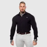 Strečová košile Iron Aesthetics Slim Stretch, natural · záber 3