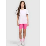 Dívčí kraťasy 4F JUNIOR SHORT TIGHTS CAS F028-53S-DARK PINK · záber 5