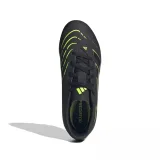 Chlapecké fotbalové kopačky outdoorové ADIDAS Predator Club Jr FG MG core black carbon lucid lemon · záber 4