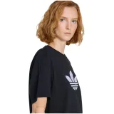 Dámské tričko s krátkým rukávem ADIDAS ORIGINALS TREFOIL BOXY T BLACK WHITE · záber 2