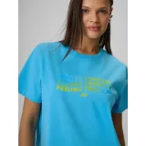 Dámské tričko s krátkým rukávem 4F TSHIRT F2720-33S-BLUE · záber 5