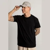 Tričko, Barva Černá, s Potiskem Basic T Shirt · záber 3