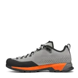 Pánská nízká turistická celokožená obuv TECNICA Sulfur Ms, soft grey ultra orange · záber 4