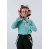 Dívčí lyžařská fleece mikina AUTHORITY KIDS F-LAURA_mint · záber 3