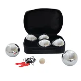 Pétanque sada MASTER 6 chromovaných koulí obal nylon · záber 3