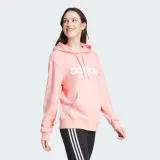 Dámská mikina s kapucí ADIDAS W LIN FT HD-IY9186-Pink - Barva: ružová · záber 3