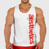 Pánské fitness tílko Iron Aesthetics Cross, bílé · záber 5