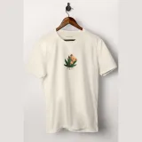 Tričko, Barva Ekru, s Potiskem 420 Teddy · záber 5