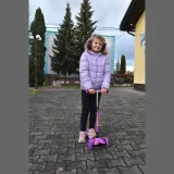 Trojkolka Scudoo Kido Pro se svítícími kolečky - fialová · záber 4