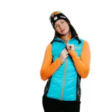 Dámská vesta na skialp EVERETT SkiToura PRIMALOFT vest W blue · záber 1