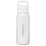 LifeStraw Go 2.0 Stainless Steel Water Filter Bottle 1L, modrá · záber 5