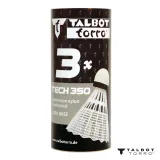 Badmintonové míčky TALBOT TORRO Tech 350 Medium 3 ks - bílé · záber 4