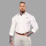 Strečová košile Iron Aesthetics Slim Stretch, natural · záber 4