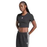 Dámské tričko s krátkým rukávem ADIDAS ORIGINALS ESS RIB TEE- WHITE · záber 1