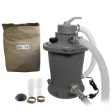 Akční set - písková filtrace Standard - průtok 3.028 l/h + filtrační písek 25 kg · záber 1