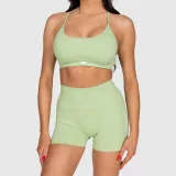 Sportovní podprsenka Iron Aesthetics Shape, modrá · záber 12