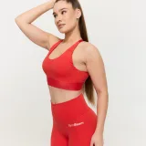 GymBeam Sportovní podprsenka Limitless Hot Red - Velikost: L | Barva: červená | Hmotnost: 0,14 kg | Balení: 86 · záber 2
