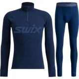 Swix RaceX Merino Half Zip/Pants Set, pánské, navy · záber 1