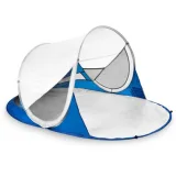 Plážový stan SPOKEY STRATUS Self-folding UV 40 190x120x90 - white-blue · záber 1