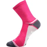 Dívčí turistické ponožky VOXX 3 PACK-Optifanik 03-Pink Magenta Raspberry · záber 4