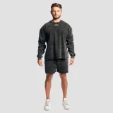 GymBeam Aura Jumper Washed Black - Velikost: S | Barva: čierna | Hmotnost: 0,61 kg | Balení: 28 · záber 5