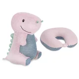 Cestovní polštář pro děti SPOKEY CUDDLY 2v1 Kids travel pillow a plyšová hračka v jednom, hrošík · záber 1