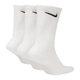 Ponožky NIKE U NK EVERYDAY LTWT CREW 3PR-White · záber 2