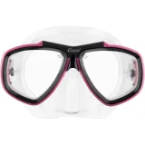 Potápěčská maska CRESSI FOCUS MASK SIL CLEAR FRAME PINK · záber 2