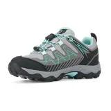 Dívčí nízká turistická obuv TREZETA Thunder WP Jr grey green · záber 2