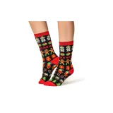 Dámské ponožky HEAT HOLDERS 1 PACK-WOMEN LITE GINGERBREAD-CHRISTMAS SOCKS · záber 2