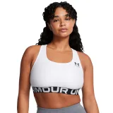 Dámská sportovní tréninková podprsenka UNDER ARMOUR UA HG Mid Branded-WHT · záber 3
