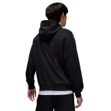 Pánská fleecová mikina s kapucí NIKE JORDAN SPRT CSVR GFX FLC PO 010 BLACK · záber 5