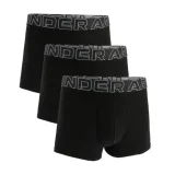 Pánské boxerky UNDER ARMOUR 3 PACK-UA PERFORMANCE COTTON SOLID 3in-BLK - Pohlavie: Pánské · záber 1