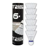 Badmintonové míčky TALBOT TORRO Tech 350 Medium 3 ks - bílé · záber 5