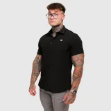Strečová košile Iron Aesthetics Short Slim Stretch, zelená · záber 5