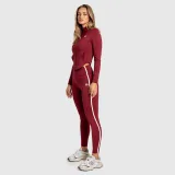 Fitness souprava Iron Aesthetics Define, bordová · záber 3