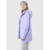 Dívčí pláštěnka 4F JUNIOR JACKET U213-52S-LIGHT VIOLET · záber 4
