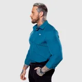 Strečová košile Iron Aesthetics Slim Stretch, smaragdová · záber 5