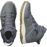 Pánské kotníkové zimní boty SALOMON Outchill TS WP M turbulence rainy day dark navy · záber 4